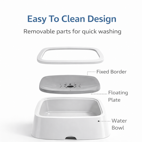 Adiraa™ Spill-Proof Pet Bowl