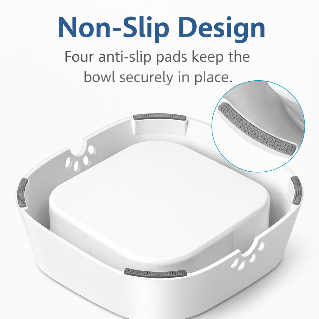 Adiraa™ Spill-Proof Pet Bowl